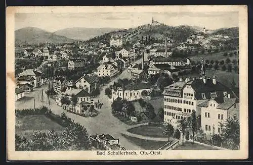AK Bad Schallerbach, Ortsansicht aus der Vogelschau