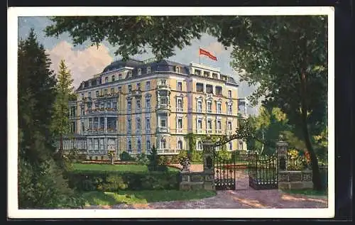 AK Franzensbad, Wolf`s Hotel Imperial