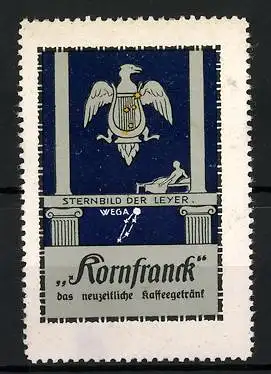 Reklamemarke Kornfranck - das neuzeitliche Kaffeegetränk, Serie Sternbilder: Leyer