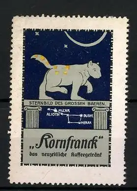Reklamemarke Kornfranck - das neuzeitliche Kaffeegetränk, Serie Sternbilder: Grosser Baer