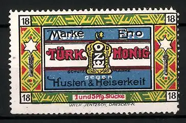 Reklamemarke Eno - türkischer Honig gegen Husten & Heiserkeit