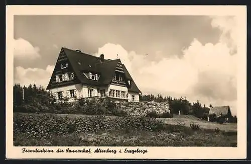 AK Altenberg i. Erzgeb., Fremdenheim Sonnenhof