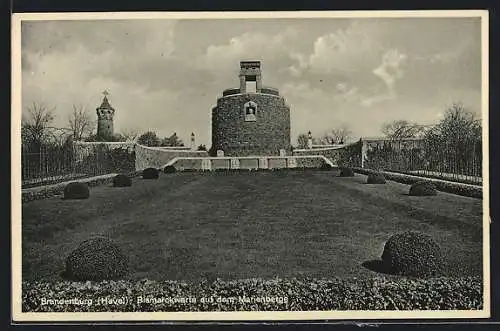 AK Brandenburg / Havel, Bismarckwarte auf dem Marienberge