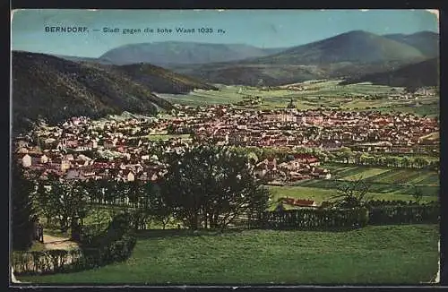 AK Berndorf, Stadt gegen die hohe Wand