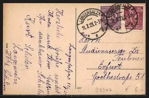 AK Langensalza i. Th., Rathaus