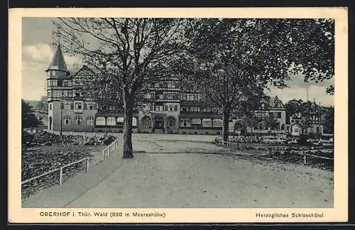 AK Oberhof i. Thür., Herzogliches Schlosshotel