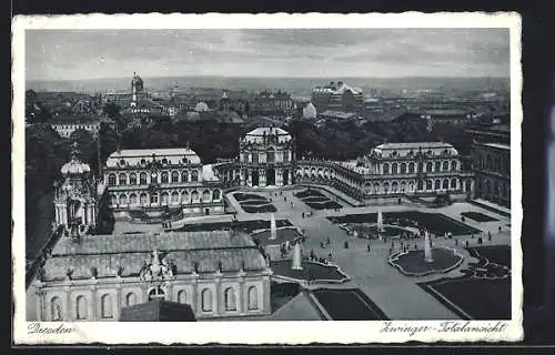 AK Dresden, Zwinger-Totalansicht