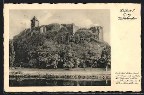 AK Halle / Saale, Burg Giebichenstein