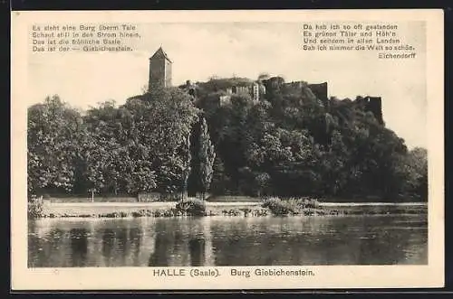 AK Halle / Saale, Burg Giebichenstein