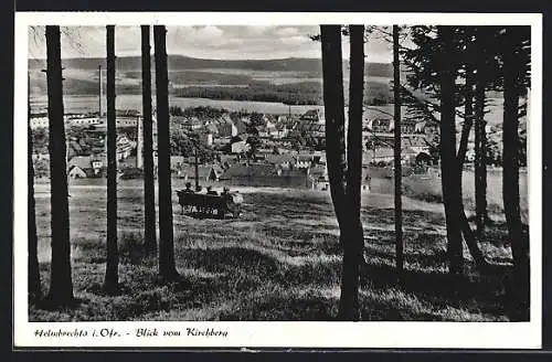 AK Helmbrechts / Ofr., Blick vom Kirchberg