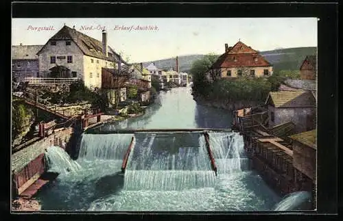 AK Purgstall / Nied.-Öst., Erlauf-Ausblick