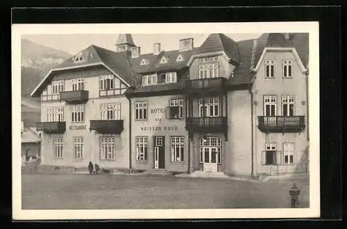 AK Payerbach / N.-Ö., Buchhändler-Erholungsheim, Hotel zur Weissen Rose