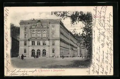 AK Salzburg, K. k. Realschule und Bürgerschule