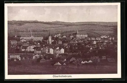 AK Oberhollabrunn, Ortspanorama