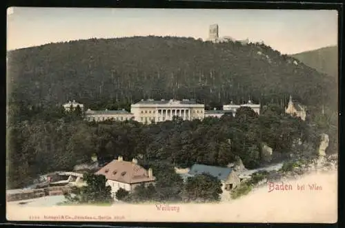 AK Baden, Ortspartie mit Weilburg