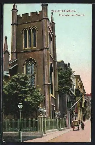 AK Valetta, Partie an der presbyterianischen Kirche