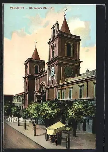 AK Valletta, View of St. John`s Church