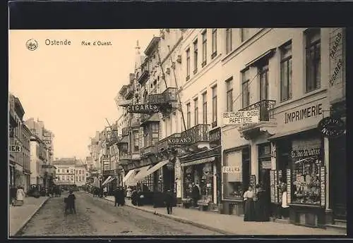 AK Ostende, Rue d`Ouest