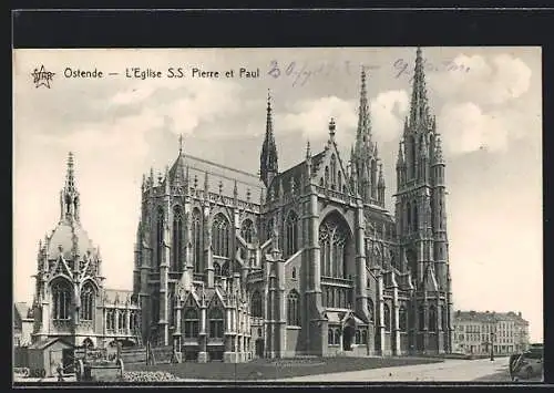 AK Ostende, L`Eglise S.S. Pierre et Paul