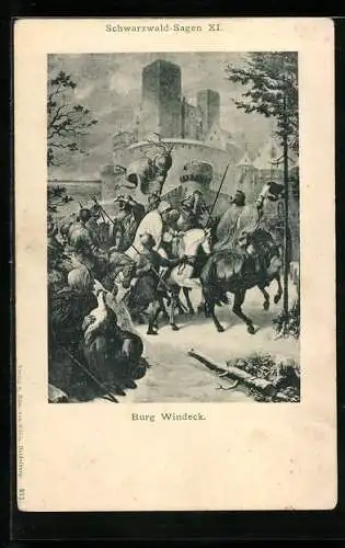 AK Schwarzwald-Sagen, Burg Windeck