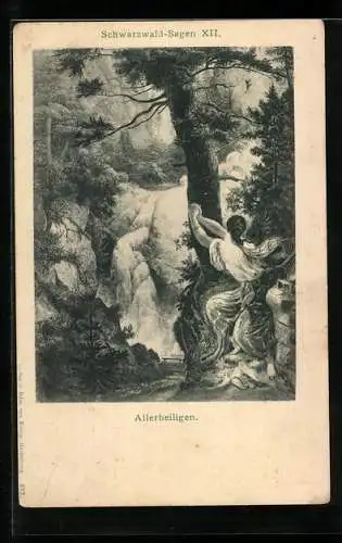 AK Märchen, Schwarzwaldsagen, Allerheiligen