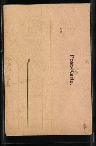 AK Bürgermeister Carl Lueger am Tisch sitzend