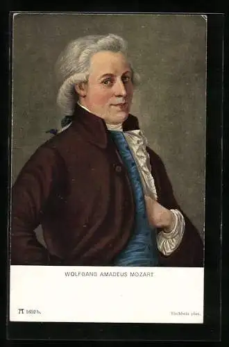 AK Portrait Wolfgang Amadeus Mozart