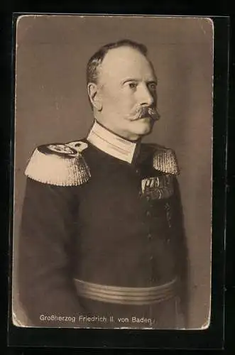 AK Grossherzog Friedrich II. von Baden
