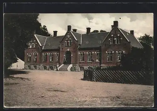 AK Nislevgaard, Vorderansicht einer Villa