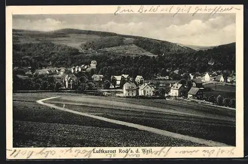 AK Rod a. d. Weil, Ortsansicht mit Landstrasse
