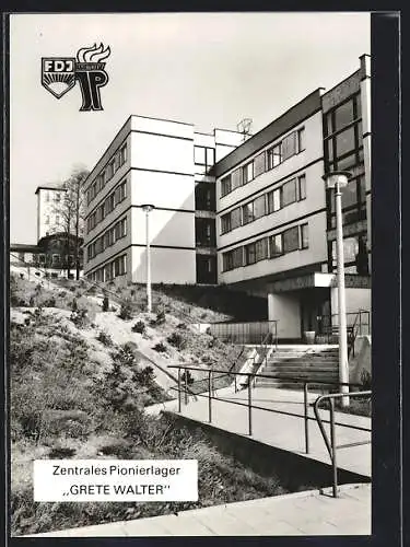 AK Sebnitz, Zentrales Pionierlager Grete Walter, DDR-Propaganda