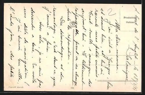 AK Salonique, Les Quais pavoises, Strassenbahn