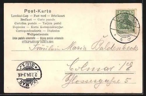 AK Berlin, Strassenbahn am Eingang zum Zoologischen Garten