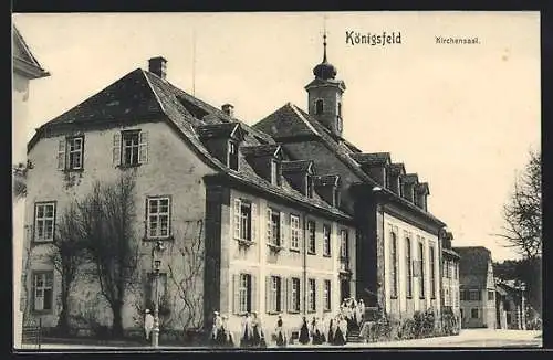 AK Königsfeld / Baden, Kirchensaal