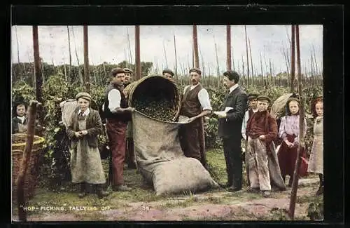 AK Hop-Picking, Tallying-Off