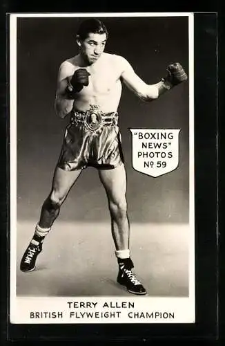 AK Terry Allen, British Flyweight Champion