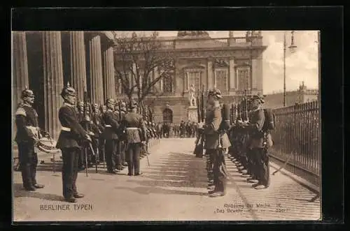 AK Berlin, Ablösung der Wache, Das Gewehr - über!