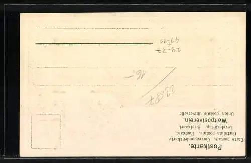 Passepartout-AK Hamburg, Hafenansicht mit Segelschiffen, Stadtwappen