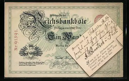 AK Reichsbanknote, Geld