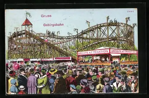 AK Dürkheim, Besucher an den Ständen auf dem Dürkheimer Wurstmarkt