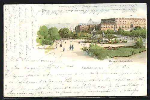 Lithographie Stockholm, Kungsträdgarden