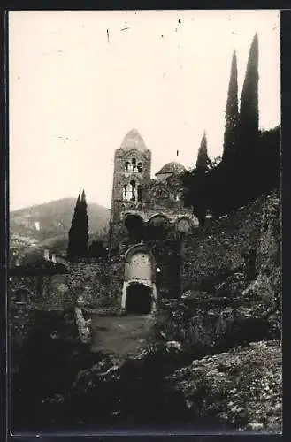 AK Mystras, Partie an der Tempelruine