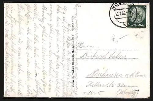 AK Grösste Reichsautobahnbrücke Deutschlands i. Muldental