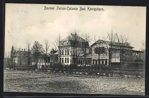 AK Bad Königsborn, Blick auf die Barmer Ferienkolonie