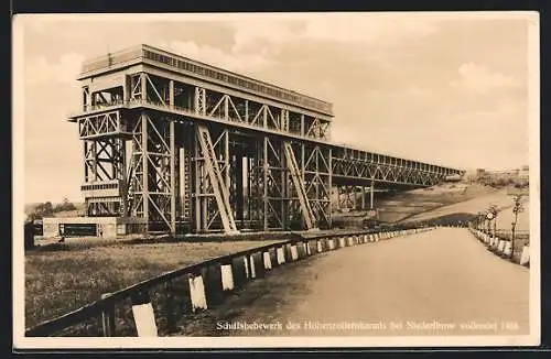 AK Niederfinow, Schiffshebewerk d. Hohenzollernkanals