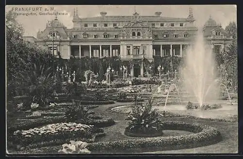 AK Frankfurt-Westend, Palmengarten und Gesellschaftshaus