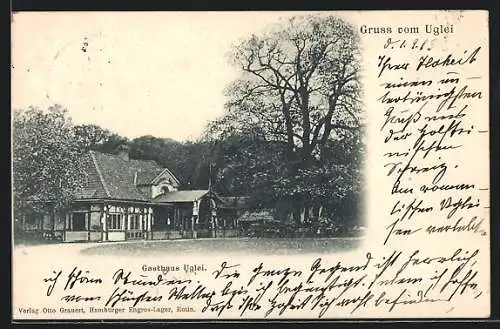 AK Uglei, Blick auf das Gasthaus