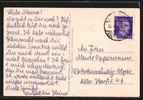 AK Clausthal-Zellerfeld, Das Johanneser Waldhaus vom Flugzeug aus