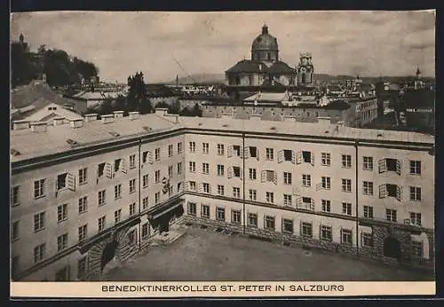 AK Salzburg, Blick auf das Benediktinerkolleg St. Peter