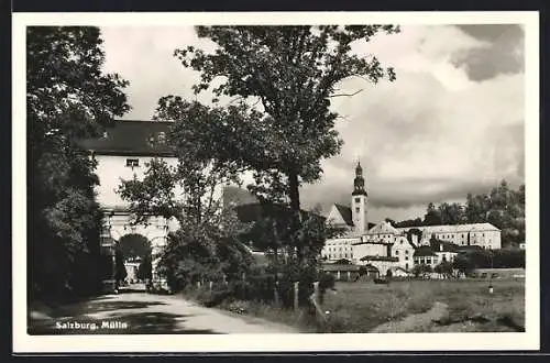 AK Salzburg, Mülln mit Kirche